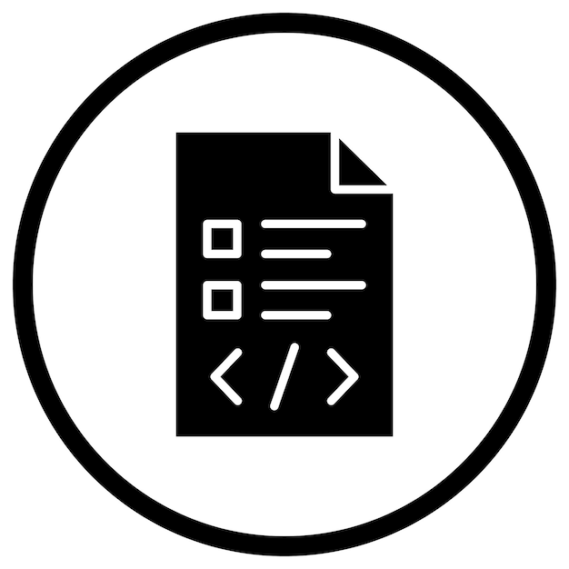 Hình minh họa thiết kế biểu tượng Vector Script