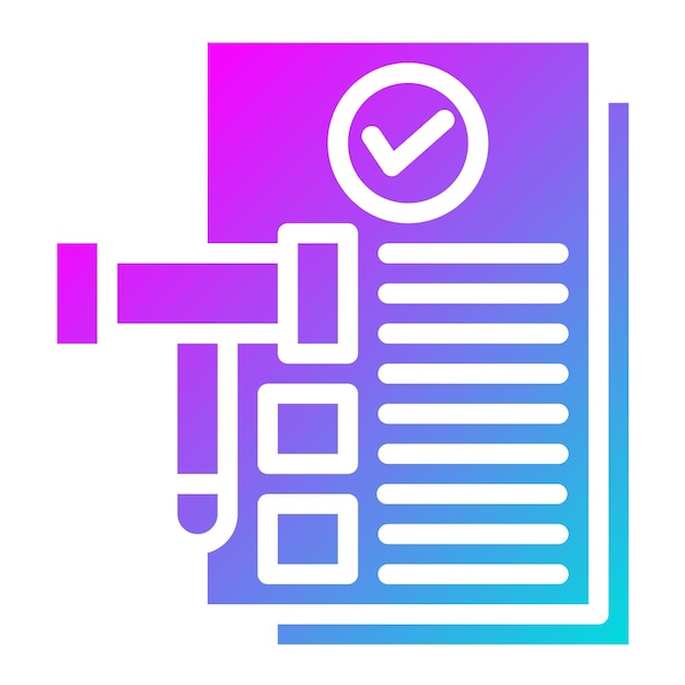 Hình minh họa thiết kế biểu tượng vector tài liệu pháp lý