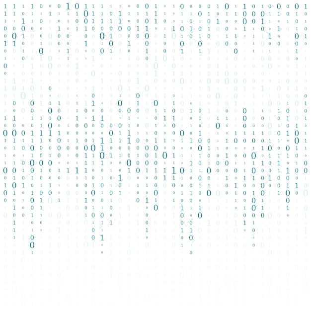 Hình minh họa vector về nền Matrix trừu tượng với mã máy tính nhị phân, khái niệm Mã hóa Hacker