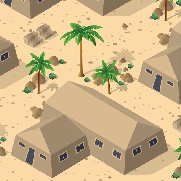 Hình nền minh họa 3D quân đội vũ trang đội hình quân sự đẳng cự