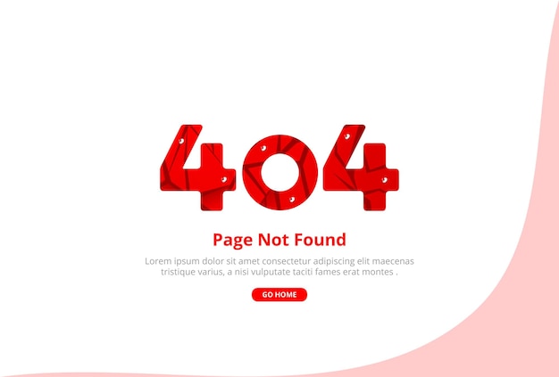 Hình nền minh họa theo phong cách tự nhiên về trang Lỗi 404 Không Tìm Thấy cho trang đích bị thiếu trên web