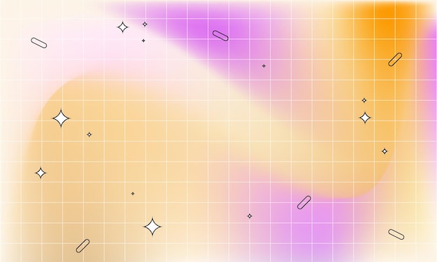 Hình nền vector trừu tượng gradient mờ theo phong cách y2k