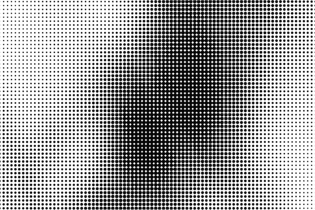 Hình nền vector trừu tượng Halftone hình dạng chấm đen trắng