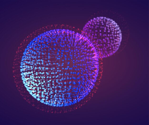 Hình vector trừu tượng. Màu sắc tươi sáng và nổi bật. Cầu vồng neon.