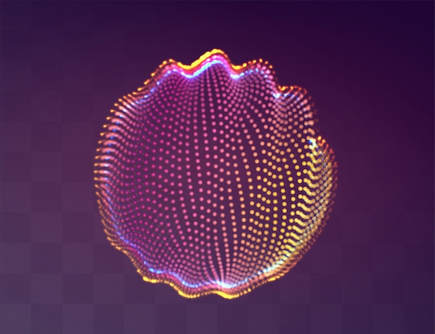 Hình vector trừu tượng. Màu sắc tươi sáng và nổi bật. Cầu vồng neon.