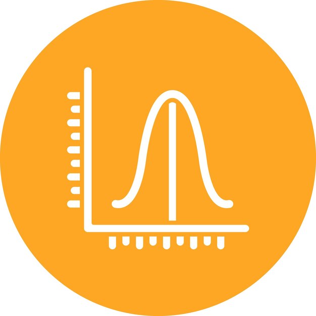 Histogram icon vector image Can be used for Data Analytics