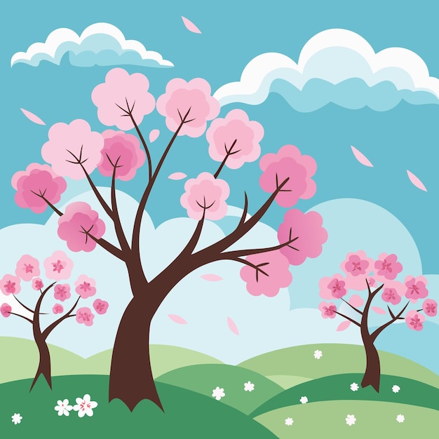 Hoa anh đào sakura tuyệt đẹp vào mùa xuân
