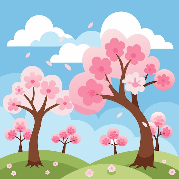 Hoa anh đào sakura tuyệt đẹp vào mùa xuân