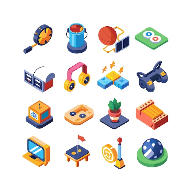 Hobbies and Interests Icon Set Collection for Documents Websites and Mobile Applications