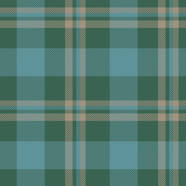 Holiday pattern textile background blue plaid seamless texture Variety tartan vector fabric check in mint and cyan colors