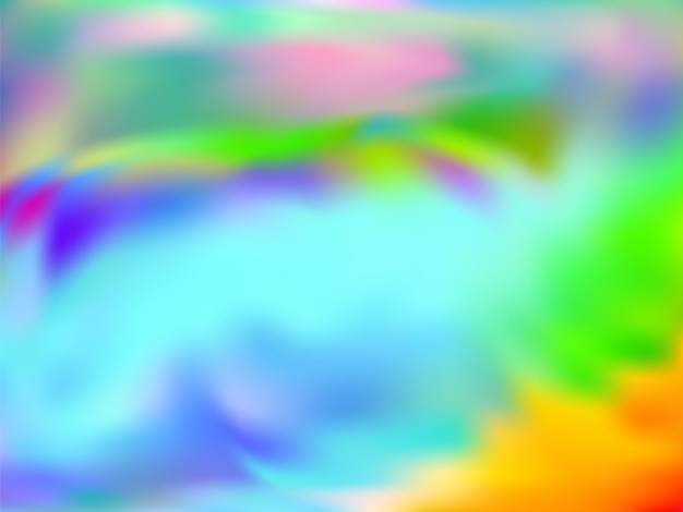 Holographic texture gradient background vector design