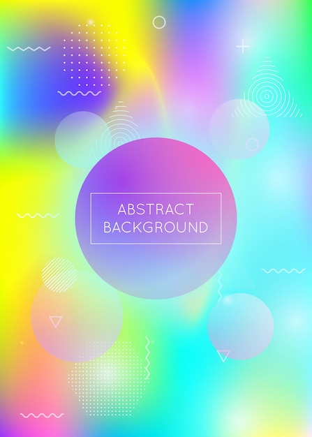 Holographic Texture Magic Screen Soft Ultraviolet Template Gr