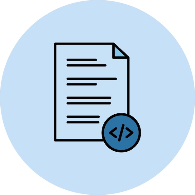 HTML File Flat Illustration