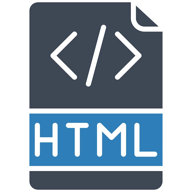 Html File Vector Illustration Style