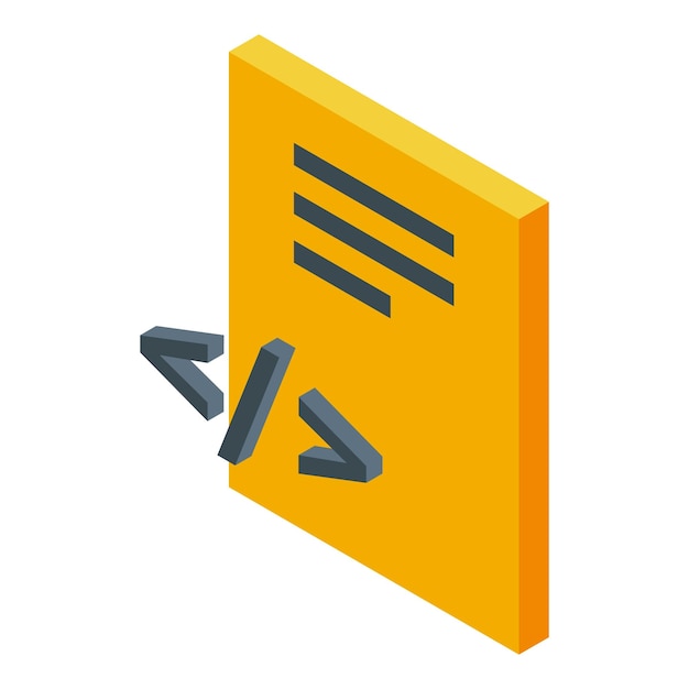 Html tag appearing from yellow notepad representing front end development