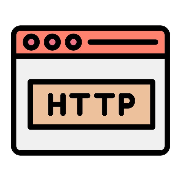 Http Vector Icon Design Illustration