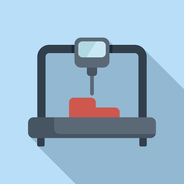 human bio printer icon flat vector bioprinting medical