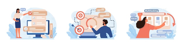 Hyperfocus set focus and concentration skill selfdiscipline and time management organization for