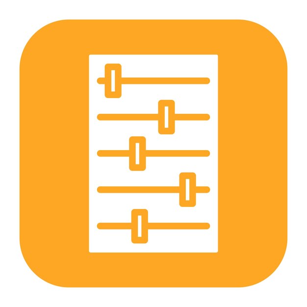 hyperparameter icon vector image can be used for data science