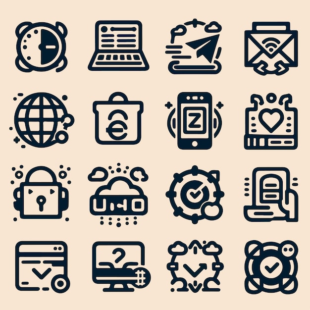 Icon For Internet Set Collection