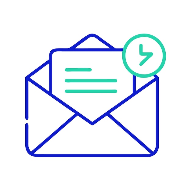 Icon of email vector design and logo illustration