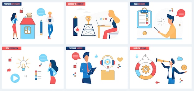 idea integration real estate investment strategy customer support problem solving set