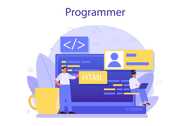 idea of working on the computer