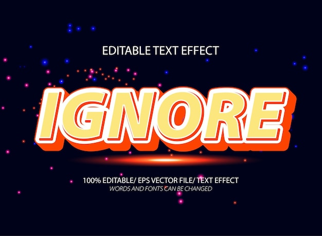Ignore editable text effect and editable text style