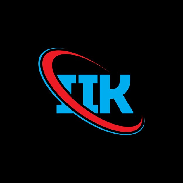 IIK logo IIK letter IIK letter logo design Initials IIK logo linked with circle and uppercase monogram logo IIK typography for technology business and real estate brand