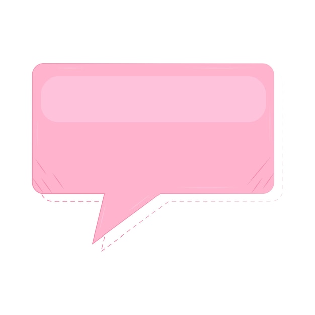 Illustration of bubble chat