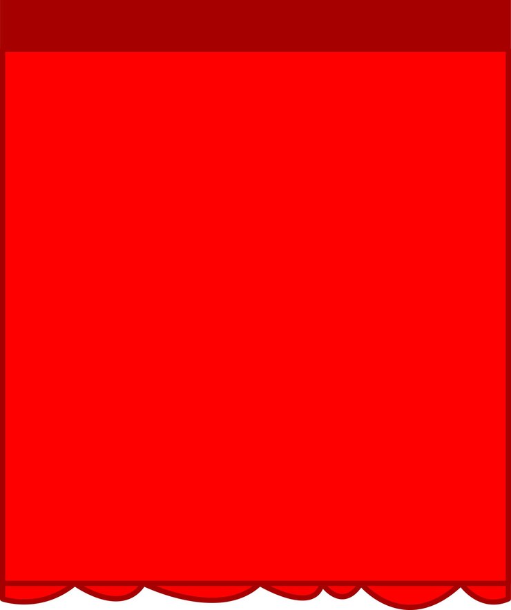 Vector illustration of curtain