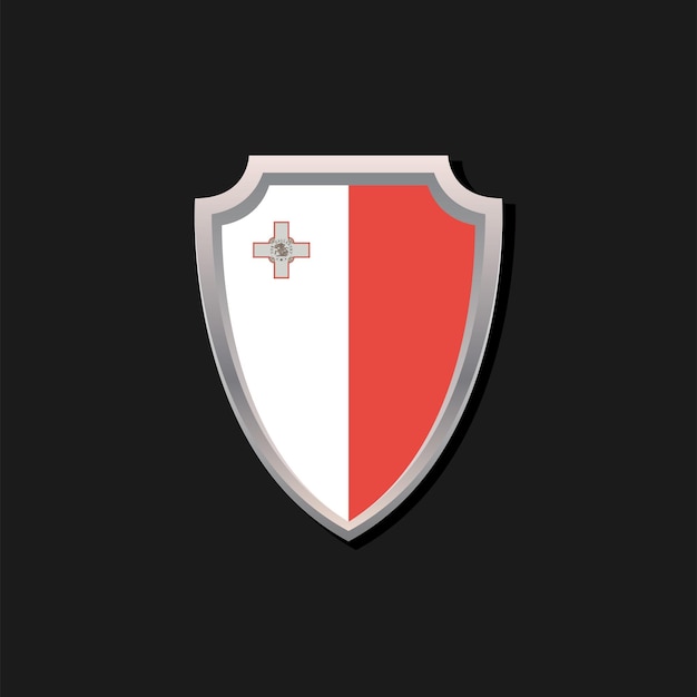 Illustration of Malta flag Template