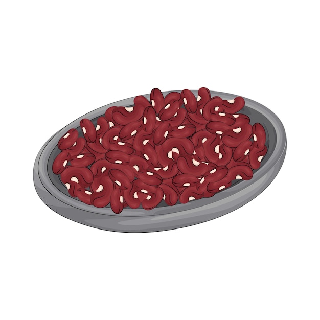 Illustration of red bean