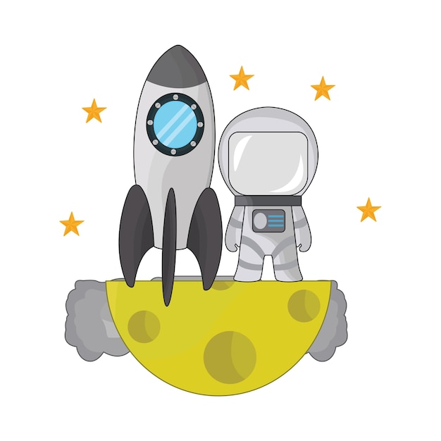 Illustration of rocket