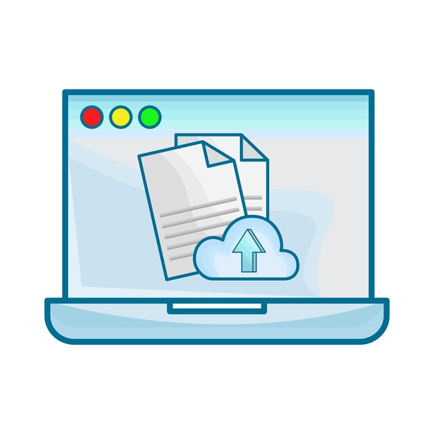 Illustration of Upload