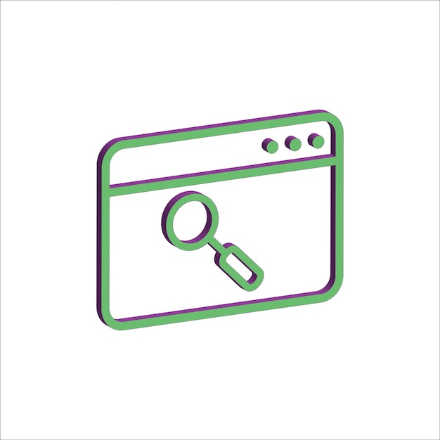 Illustration Vector graphic of app icon template