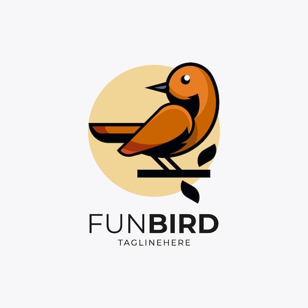 illustration vector graphic of bird full
logo template