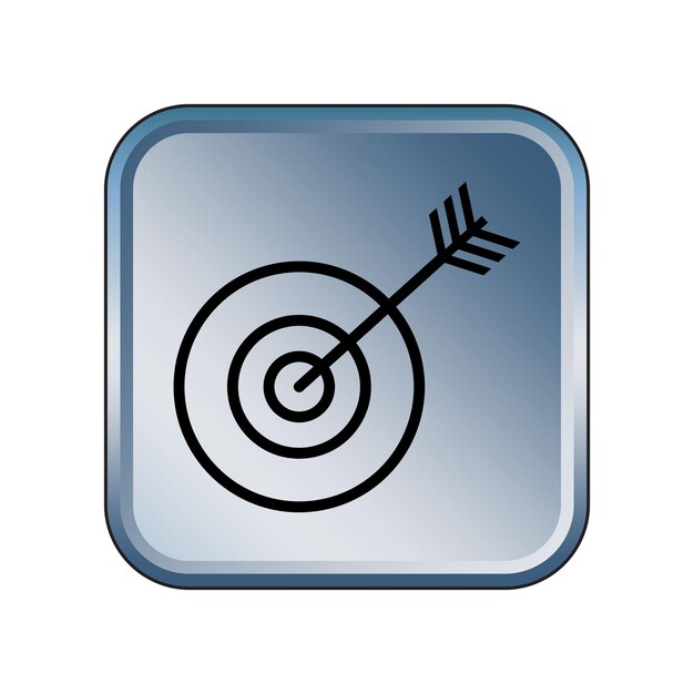 Illustration Vector Graphic of Target Marketing icon