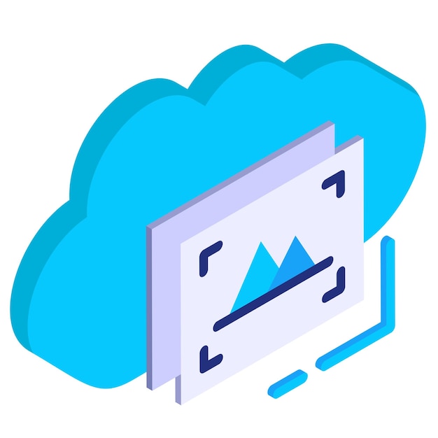 image upload or browse from cloud concept Remote URL for photo vector icon design Web design Dev