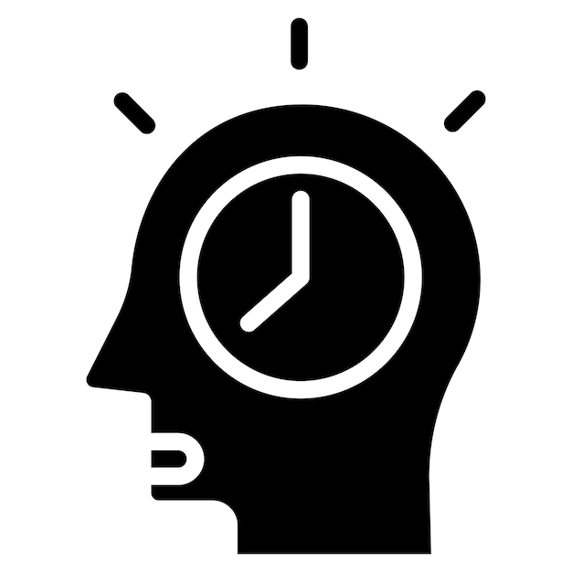 impatience icon vector image can be used for adhd