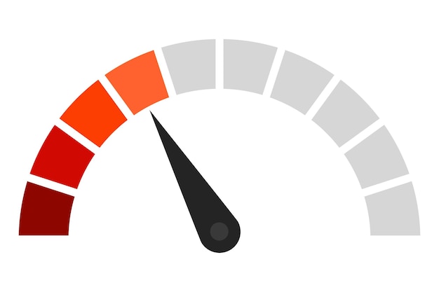 indicator four division on speed testers illustration internet downloading uploading data speed limit car computer engine quality vector icon for business and advertising