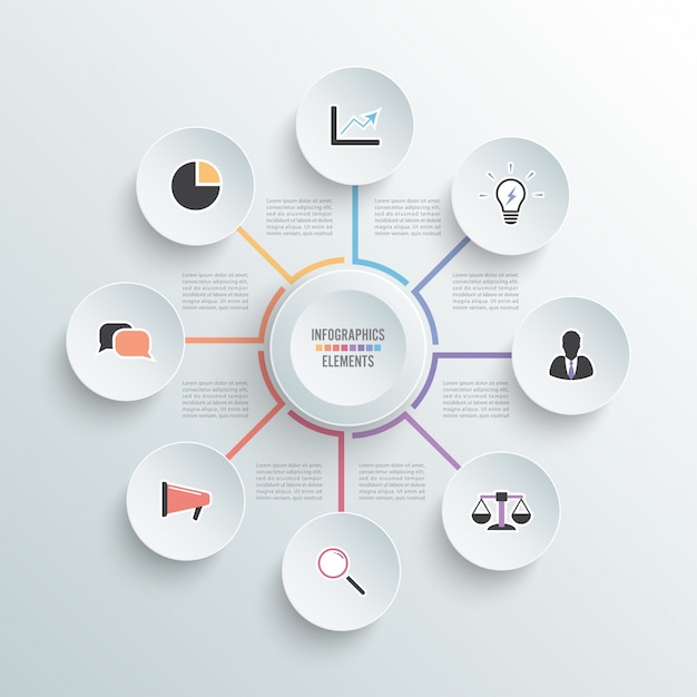 Infographic business template.