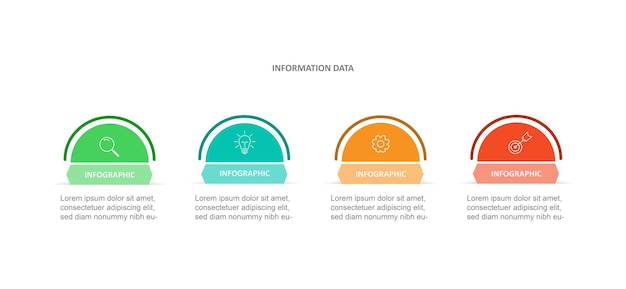 Infographic template design business