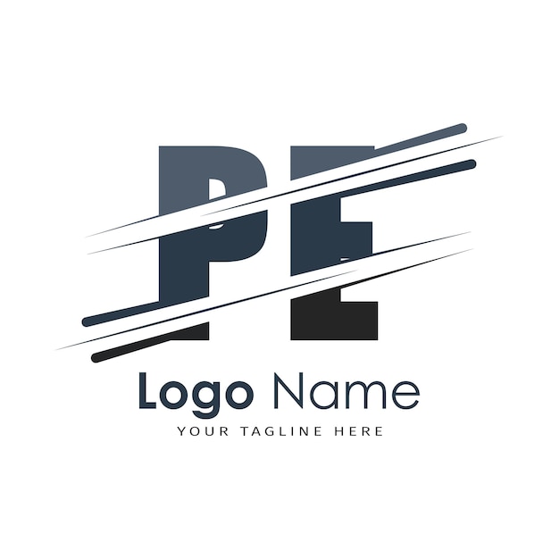 initial monogram logo with letter style design
