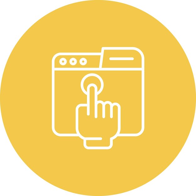Interaction Design icon vector image Can be used for Design