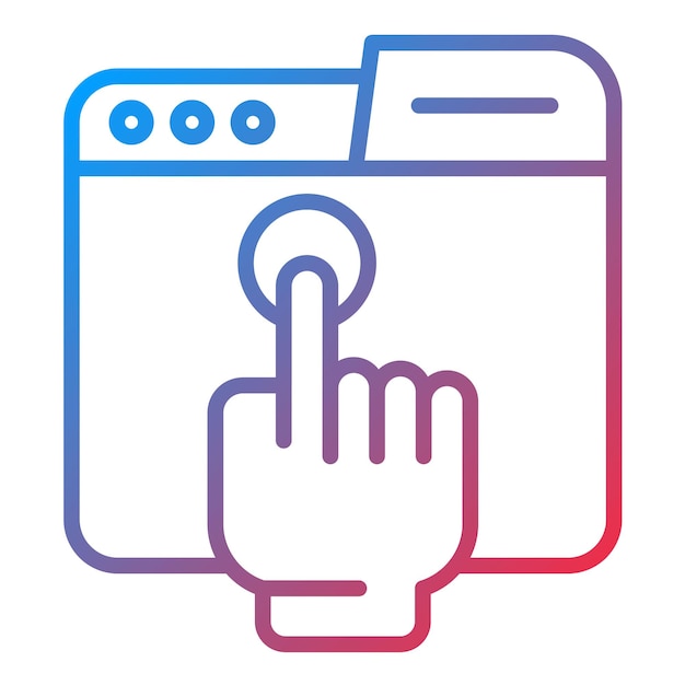 Interaction Design icon vector image Can be used for Design