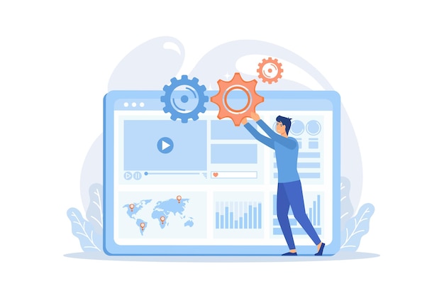 internet advertising analytics. seo, marketing, reports infographics. digital promotion,
