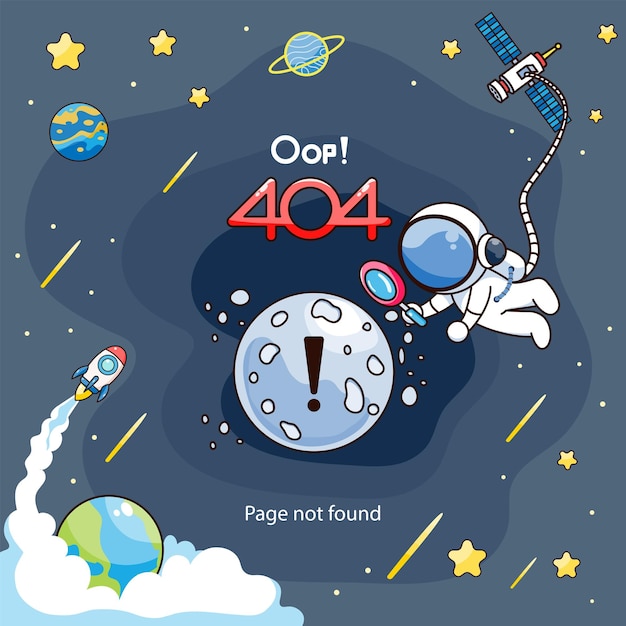 internet network warning 404 error page or file not found for web page