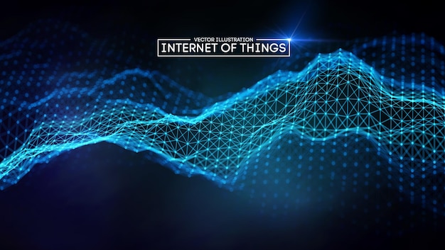 internet of things background iot technology background eps