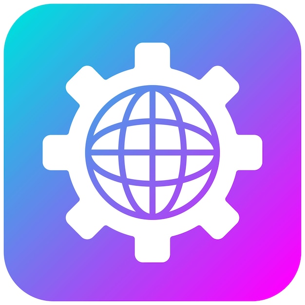Internet Settings vector icon Can be used for Networking and Data Sharing iconset